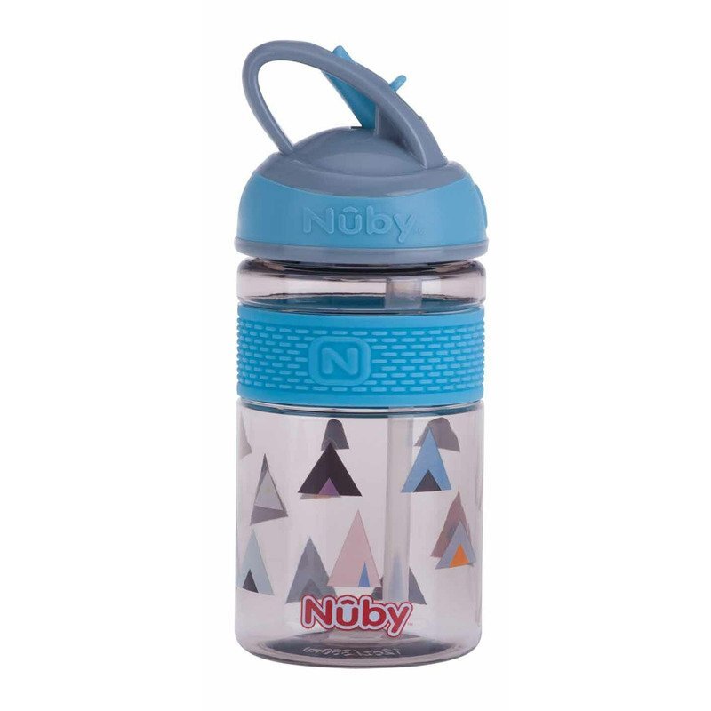 NUBY Cana 2 in 1 cu pai incorporat 360 ml Albastru