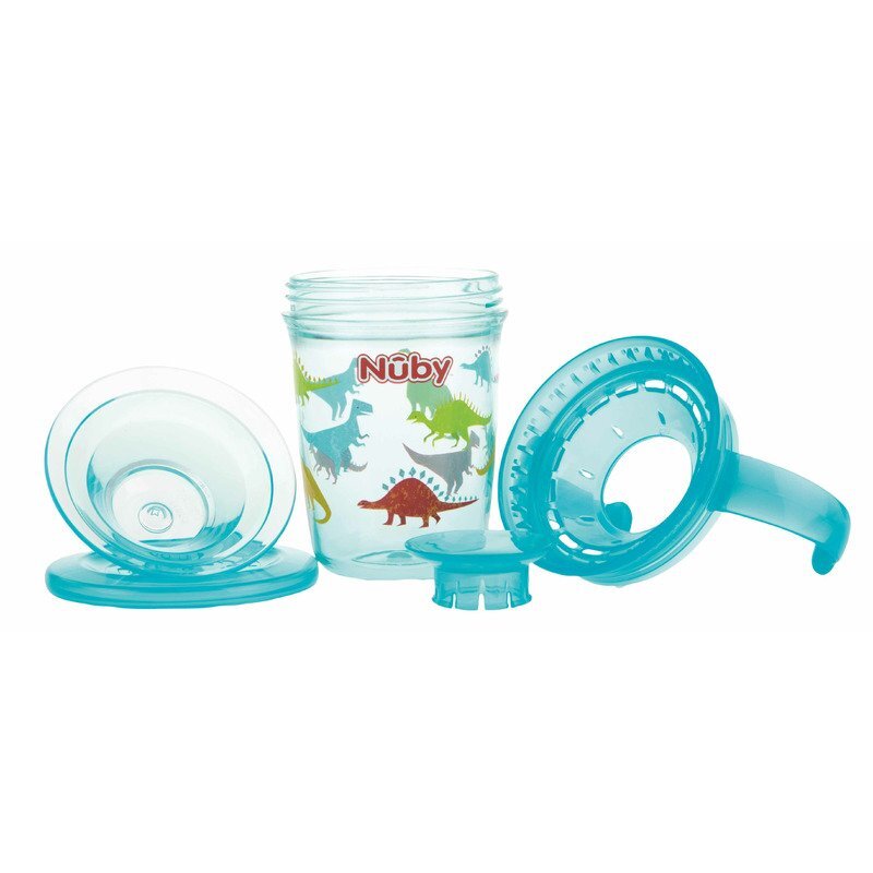 NUBY Cana cu manere 360 grade 6 luni+ Albastru