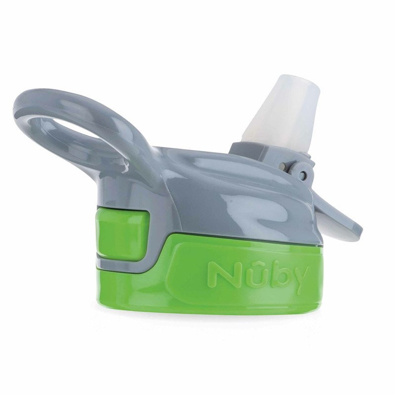 NUBY Cana sport cu pai moale si pliabil 360 ml 3 ani + Verde