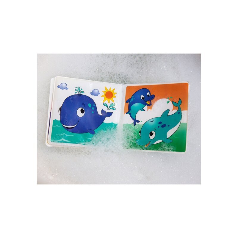 NUBY Carticica de colorat pentru baita cu animale 13x13x3 cm 4 luni+ multicolor