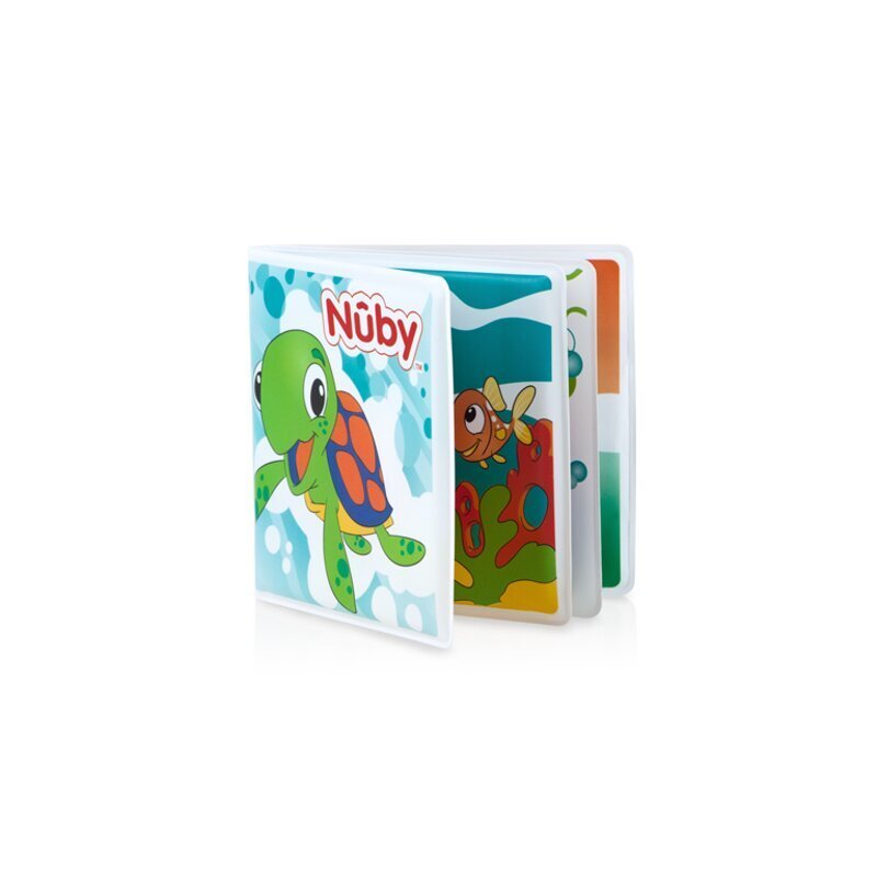 NUBY Carticica de colorat pentru baita cu animale 13x13x3 cm 4 luni+ multicolor