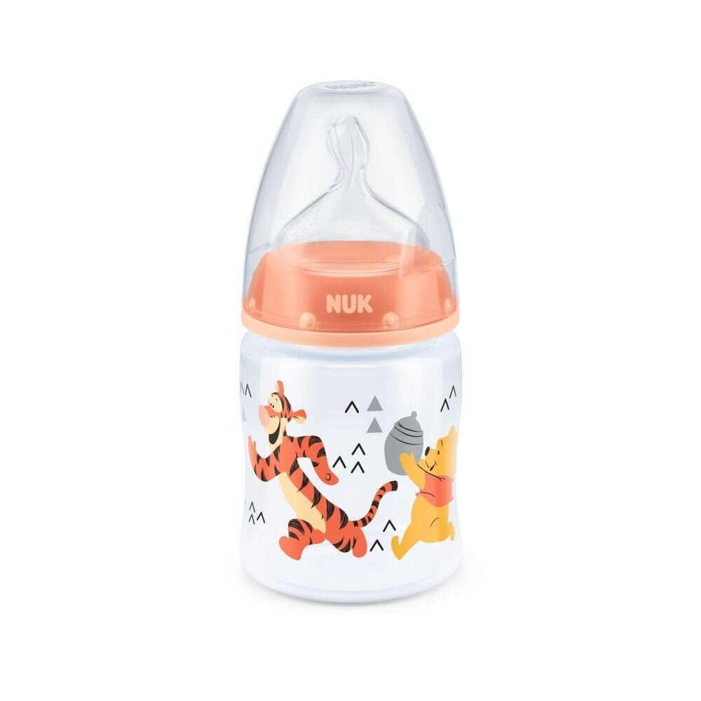 NUK Biberon First Choice 150 ml tetina silicon Disney orange 0-6 luni