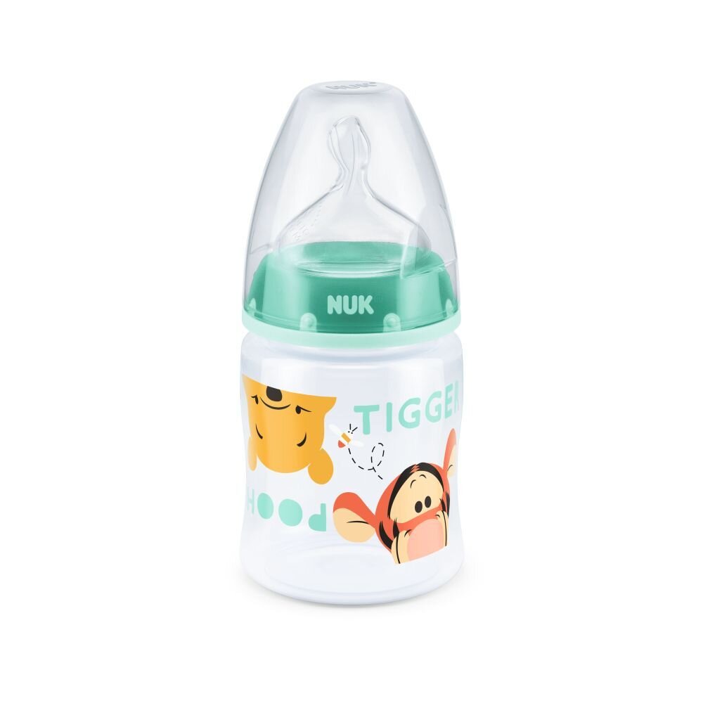 NUK Biberon First Choice 150 ml tetina silicon Disney vernil 0-6 luni