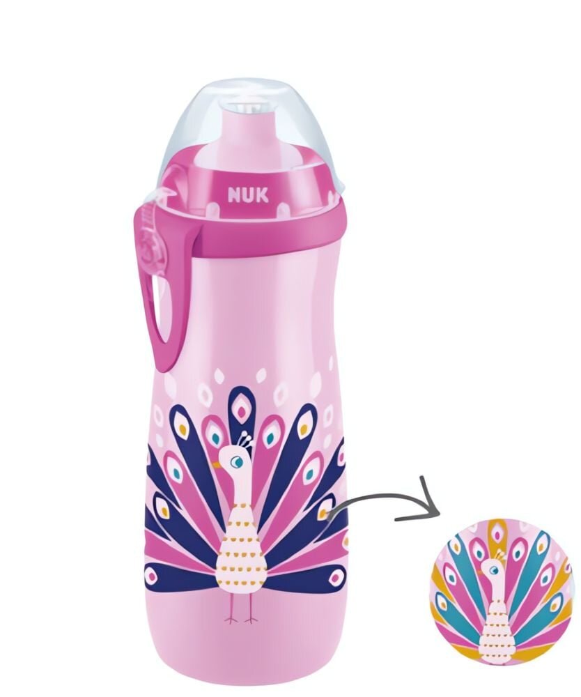 NUK Cana Sport Color Change 450 ml Roz