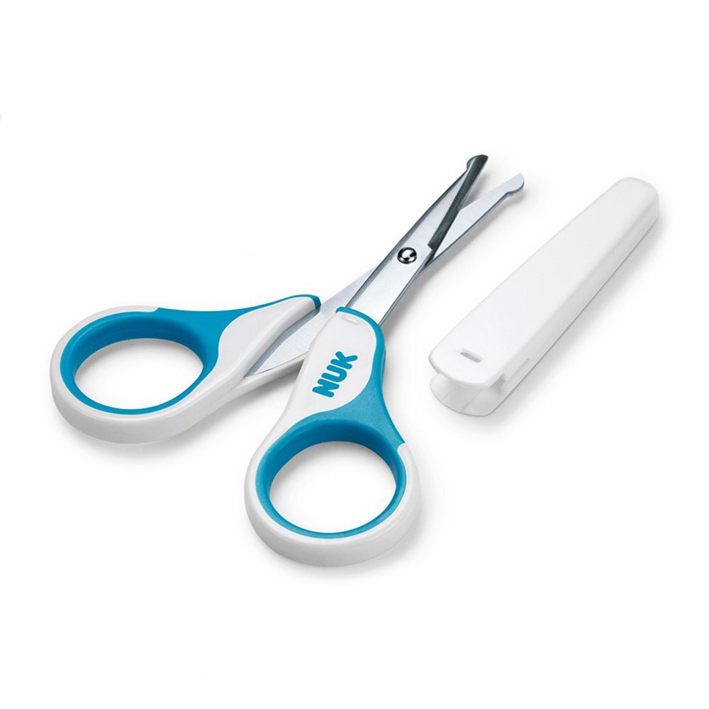 NUK Forfecuta unghii cu capac protector 0+ Bleu