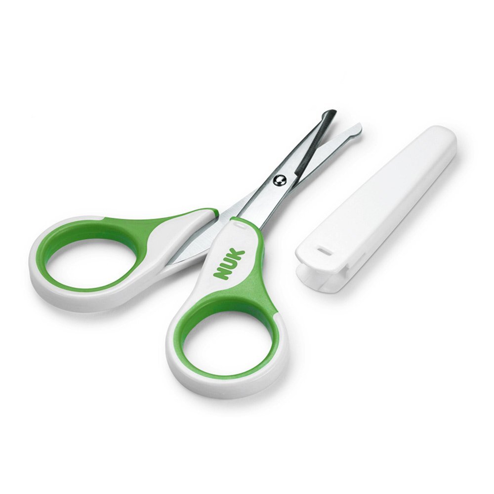 NUK Forfecuta unghii cu capac protector 0+ Verde