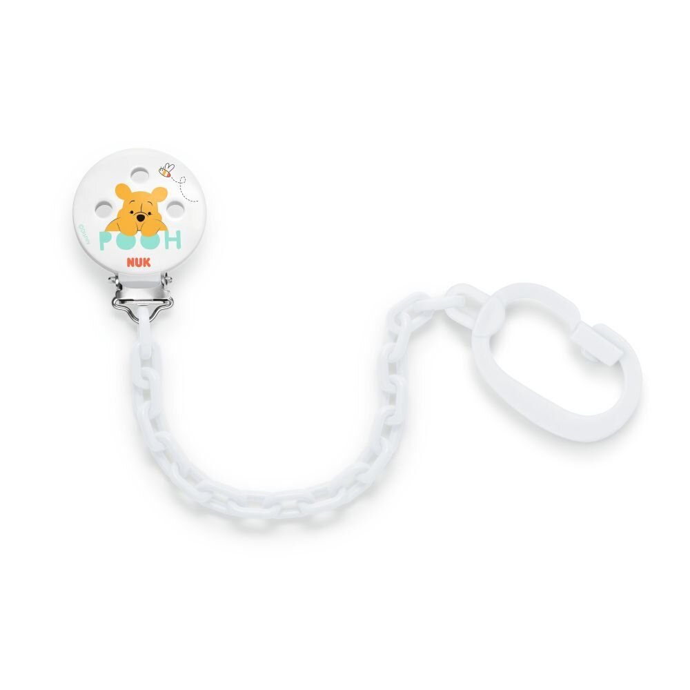 NUK Lant suzeta Disney alb