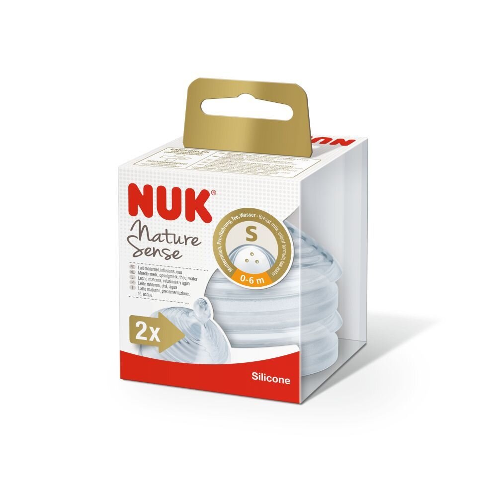NUK Set 2 tetine Nature Sense Silicon 1S