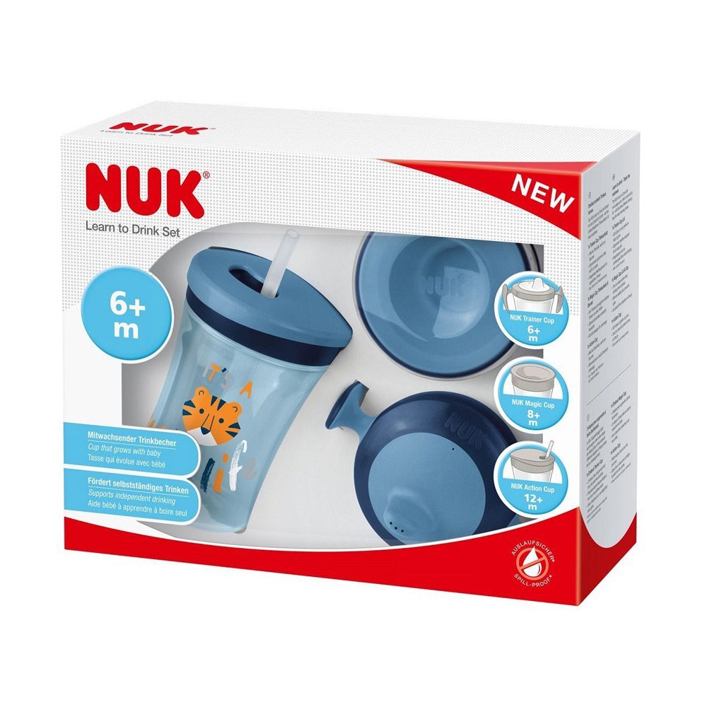 NUK Set cana Evolution All-In-1 albastru