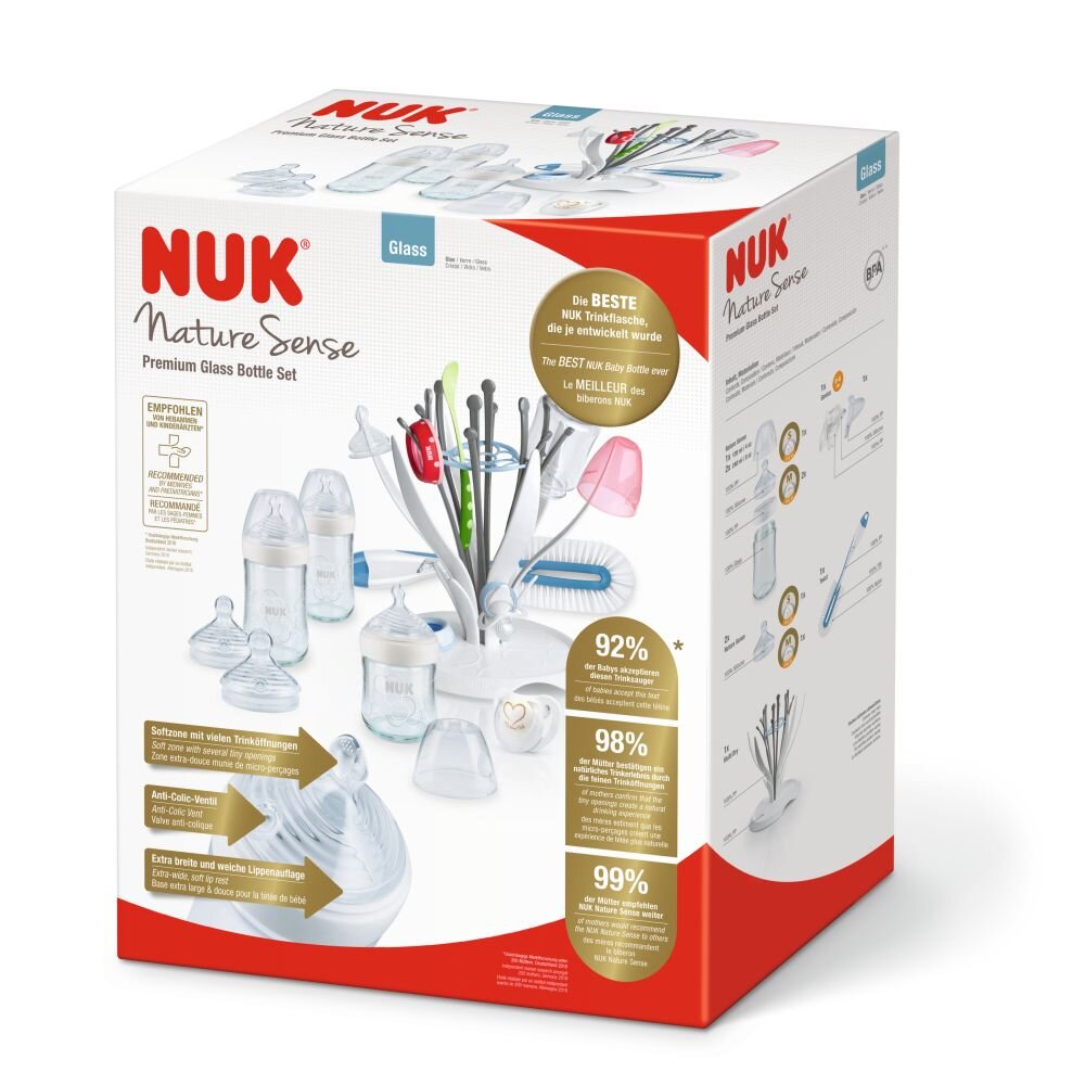 NUK Set Premium Nature Sense biberoane sticla