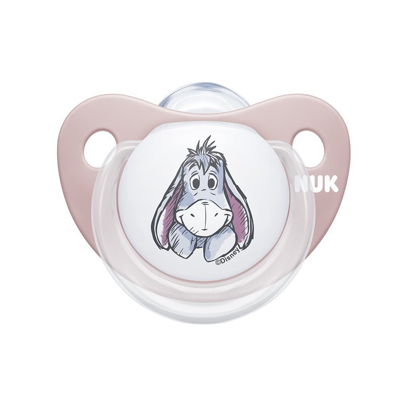 NUK Suzeta Disney Winnie silicon M2 roz 6-18 luni