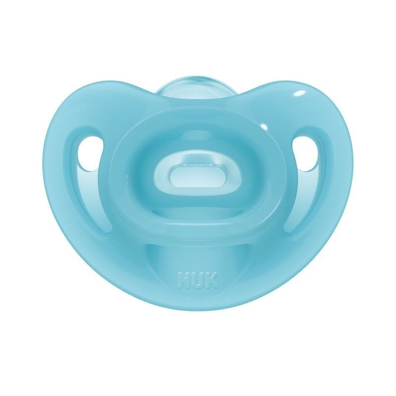 NUK Suzeta Sensitive Silicon M1 Bleu 0-6 luni
