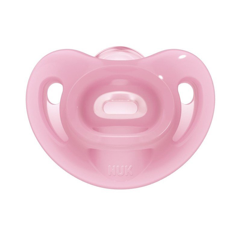 NUK Suzeta Sensitive Silicon M1 Roz 0-6 luni