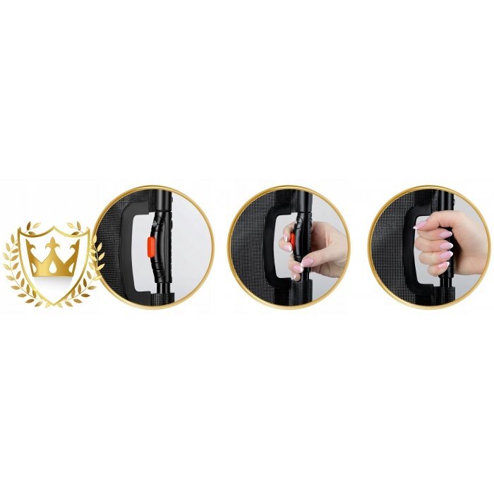 Nukido Bariera de protectie extensibila pentru scari si usi 50-140 cm 718400 negru