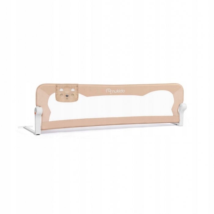 Nukido Bariera de protectie pentru pat 150x35 x42 cm Bej