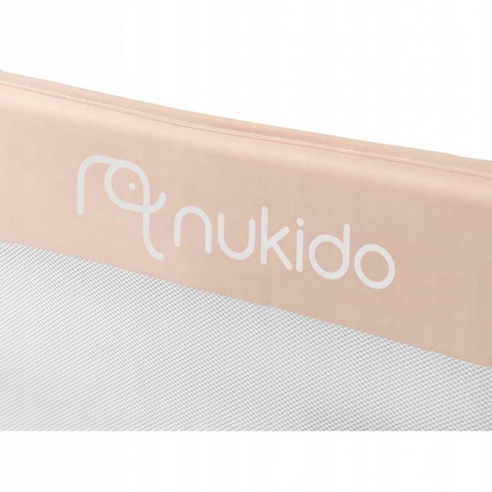Nukido Bariera de protectie pentru pat 150x35 x42 cm Bej