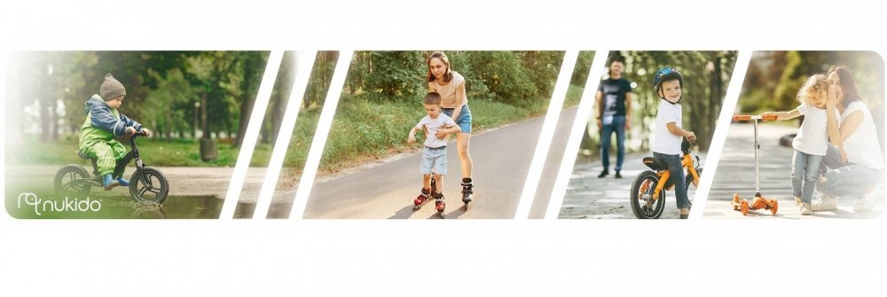 Nukido Bicicleta fara pedale pentru copii Light Flee Albastru 87x39x54 cmde la 2ani roti EVAsezut moale cu inaltime reglabila intre 35-41 cmcadru rezistentmanere cauciucate ergonomice cu opritori