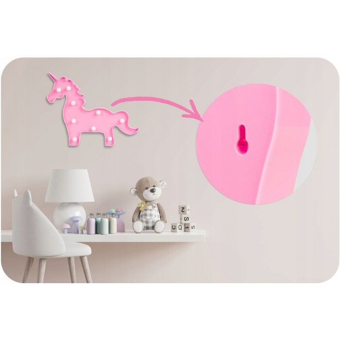 Nukido Lampa de veghe in forma de unicorn Roz