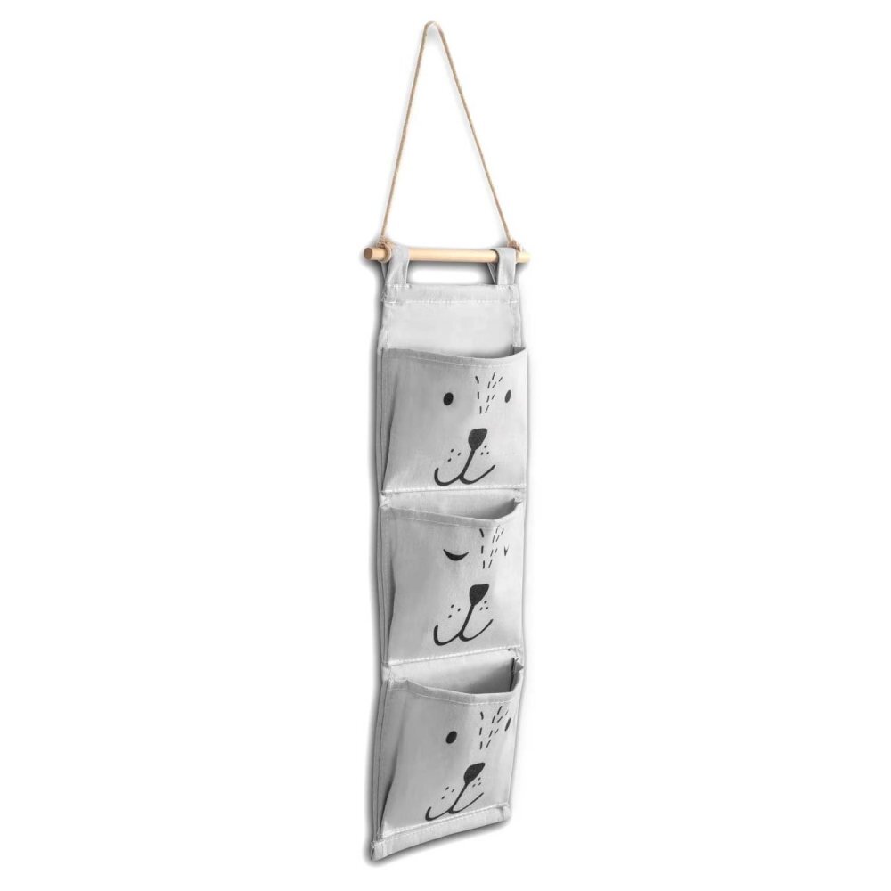 Nukido Organizator textil de agatat Ursulet Gri