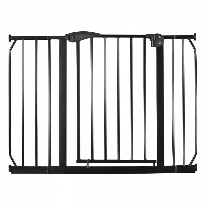 Nukido Poarta siguranta 75-115 cm 718300 Negru
