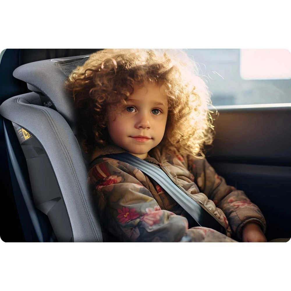 Nukido Scaun auto copii cu isofix I-SIZE 100-150 cm Louis Gritetiera reglabila in 12 pozitiihusa detasabilaindicatori instalare centuraprotectie la impact lateral si certificare ECE R129