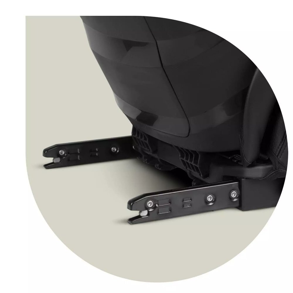 Nukido Scaun auto copii cu isofix I-SIZE 100-150 cm Louis Soft NegruGrispatar reglabil si detasabiltetiera reglabila in 12 pozitiiindicatori instalare centuraprotectie la impact lateralcertificare ECE R129