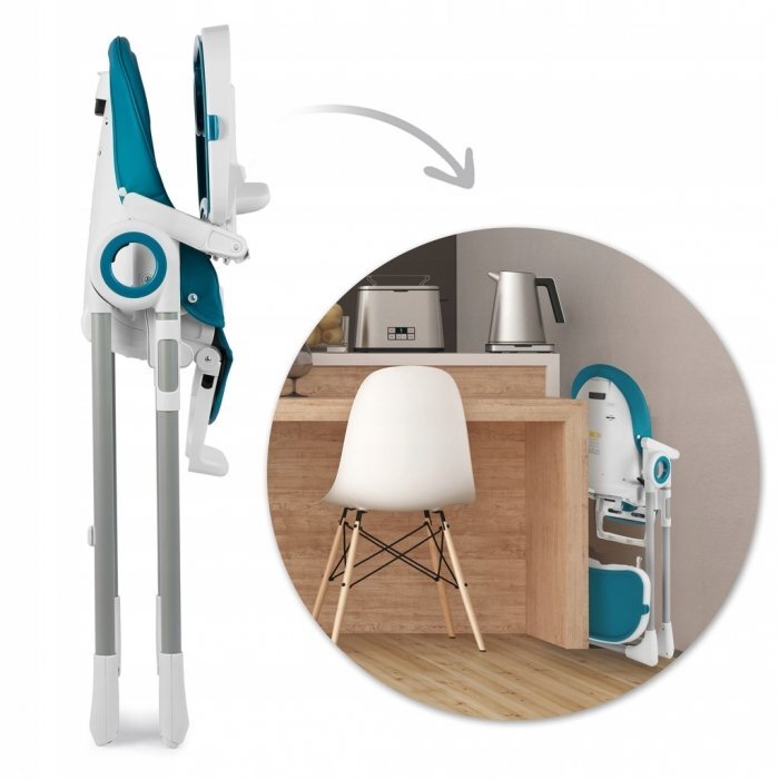 Nukido Scaun de masa multifunctional Belo albastru inchis
