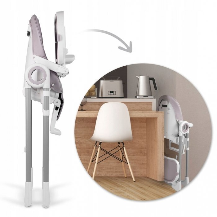Nukido Scaun de masa multifunctional Belo mov