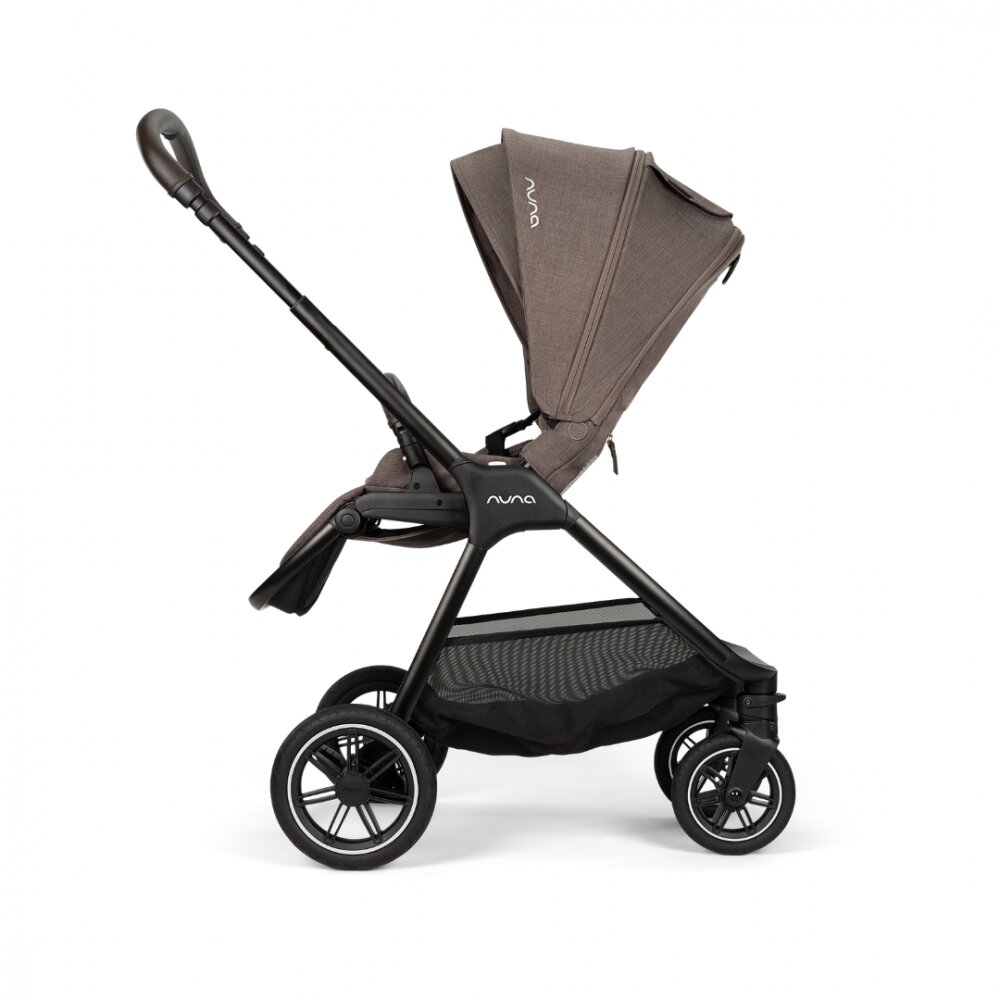 NUNA Carucior compact Triv next Chestnut reversibil roti cu suspensii suport reglabil pentru picioare greutate admisa 22 kg