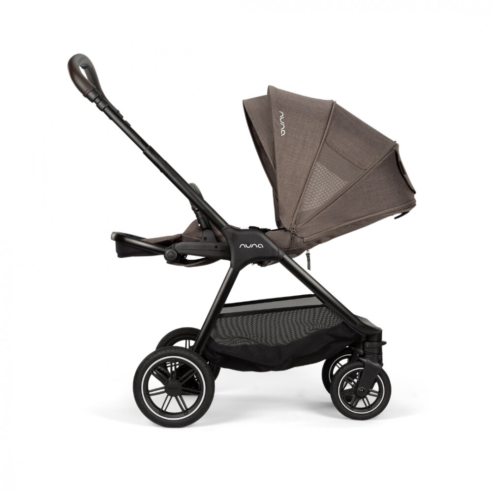 NUNA Carucior compact Triv next Chestnut reversibil roti cu suspensii suport reglabil pentru picioare greutate admisa 22 kg
