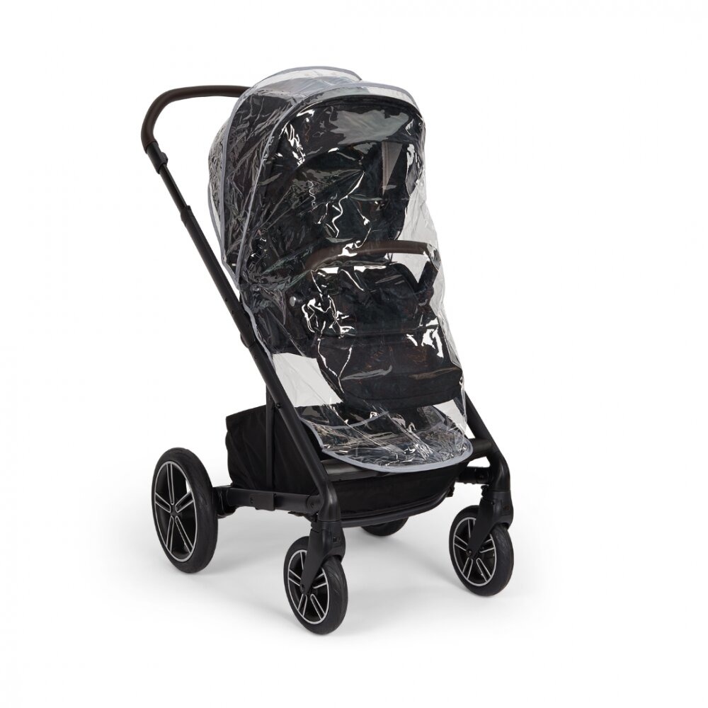 NUNA Carucior pentru copii Mixx Next Caviar cu suspensii suport reglabil pentru picioare sezut reversibil si accesorii incluse