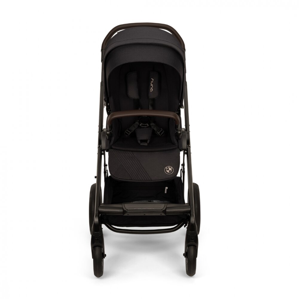 NUNA Carucior pentru copii x BMW MIXX next Negru Element cu sezut reversibil pliere compacta spatar reglabil suspensii maner parental reglabil husa de ploaie husa picioare