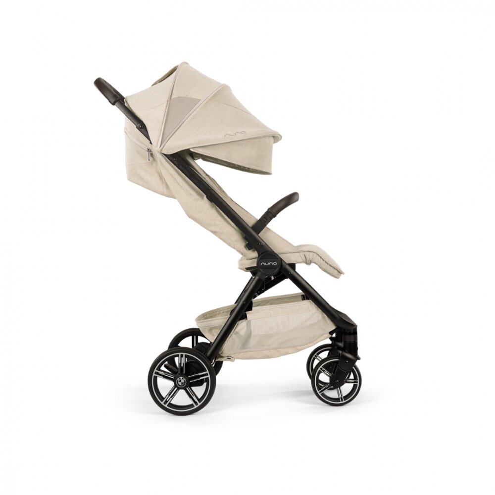 NUNA Carucior pentru copii x BMW TRVL LX Bej Mica ultracompact spatar reglabil pliere automat suspensii