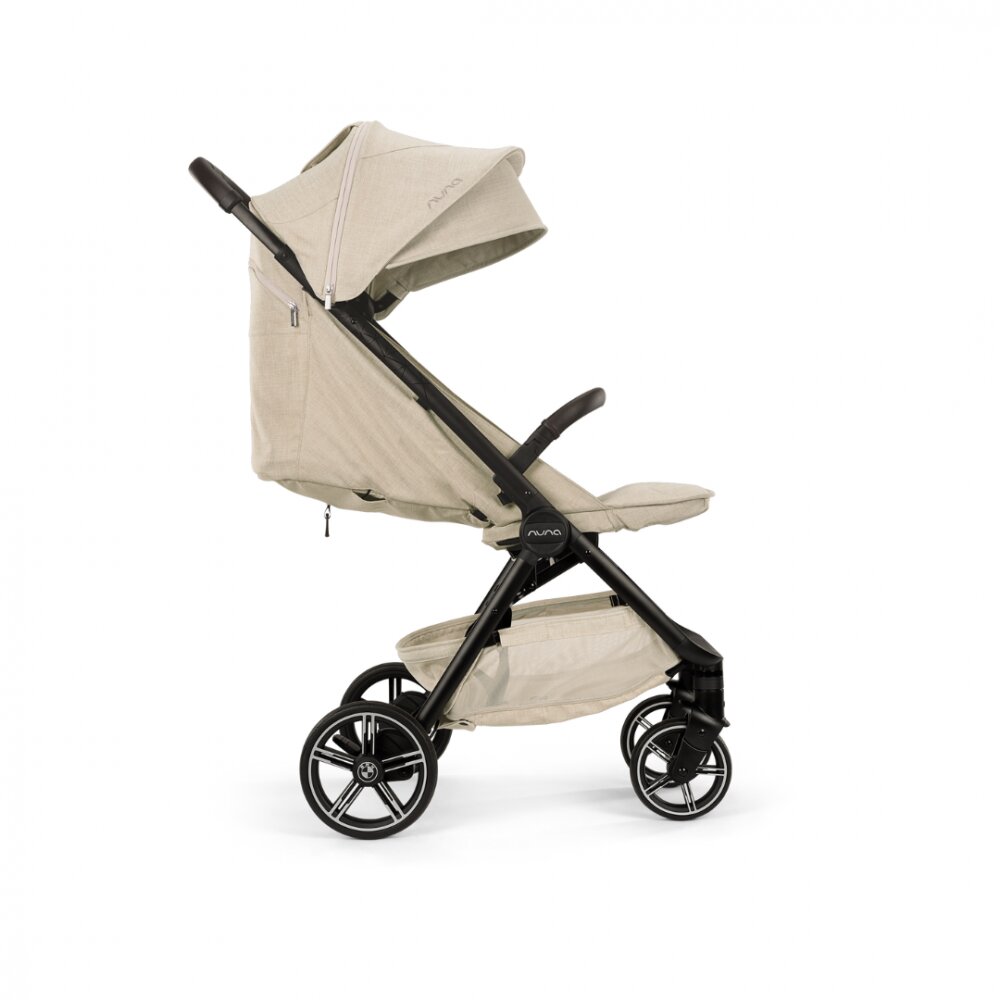 NUNA Carucior pentru copii x BMW TRVL LX Bej Mica ultracompact spatar reglabil pliere automat suspensii