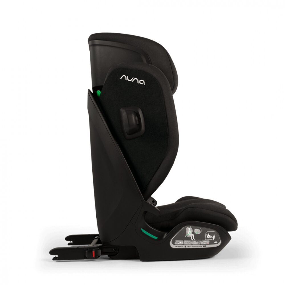 NUNA Scaun auto pentru copii AACE lx Caviar i-Size 100-150 cm testat ADAC spatar reglabil tetiera ajustabila SPS