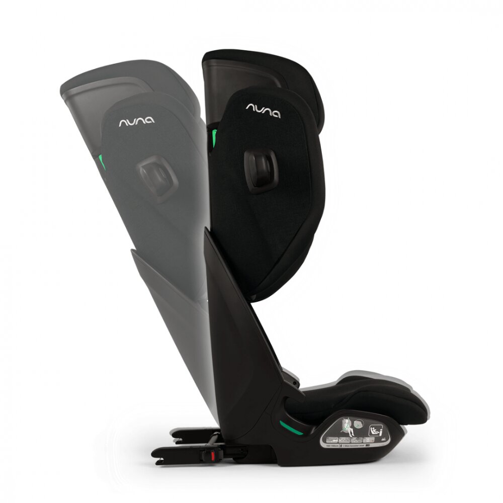 NUNA Scaun auto pentru copii AACE lx Caviar i-Size 100-150 cm testat ADAC spatar reglabil tetiera ajustabila SPS
