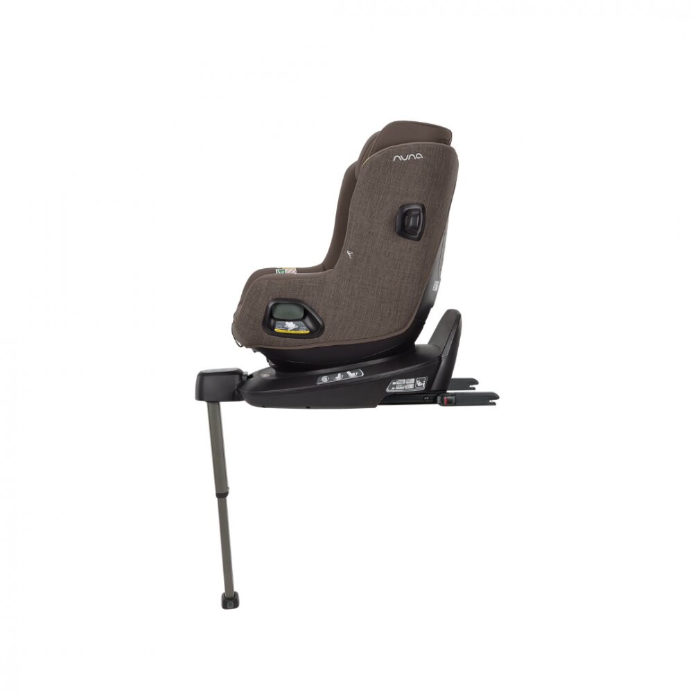 NUNA Scaun auto pentru copii PRUU Chestnut 40-105 cm testat ADAC si certificat R129 rotativ spatar reglabil tetiera ajustabila