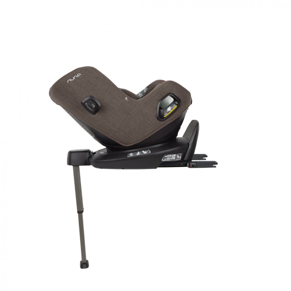 NUNA Scaun auto pentru copii PRUU Chestnut 40-105 cm testat ADAC si certificat R129 rotativ spatar reglabil tetiera ajustabila