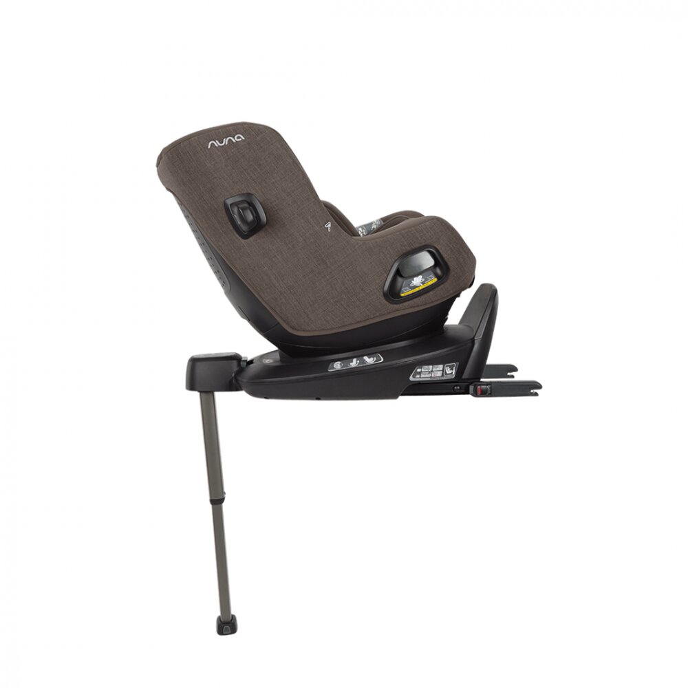 NUNA Scaun auto pentru copii PRUU Chestnut 40-105 cm testat ADAC si certificat R129 rotativ spatar reglabil tetiera ajustabila