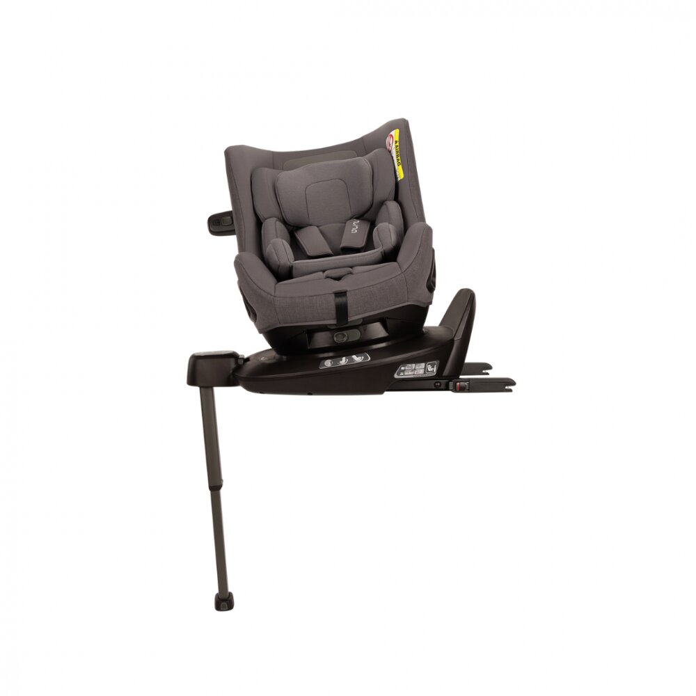 NUNA Scaun auto pentru copii PRUU Thunder 40-105 cm testat ADAC si certificat R129 rotativ spatar reglabil tetiera ajustabila