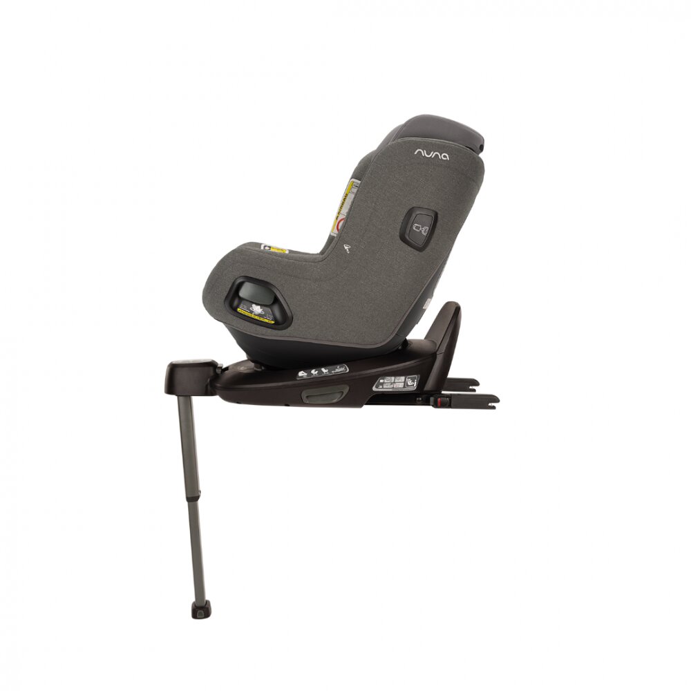 NUNA Scaun auto pentru copii Todl next Thunder rotativ i-Size 40-105 cm + baza isofix Base next i-Size
