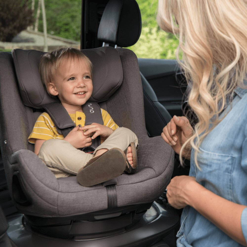 NUNA Scaun auto rotativ i-Size TODL next Biscotti 40-105 cm testat ADAC