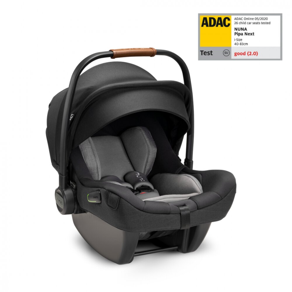 NUNA Scoica auto i-Size Pipa Next Caviar nastere - 83 cm testata ADAC