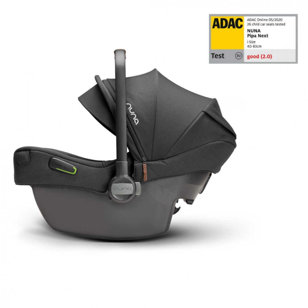 NUNA Scoica auto i-Size Pipa Next Caviar nastere - 83 cm testata ADAC