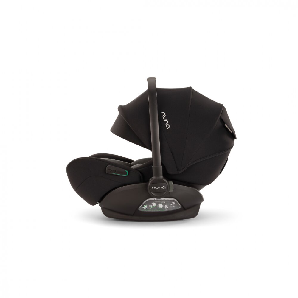 NUNA Scoica auto pentru copii ARRA flex Caviar i-Size spatar reglabil tetiera ajustabila nastere-87 cm certificata R129