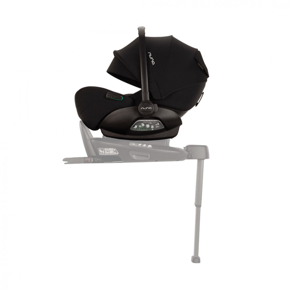 NUNA Scoica auto pentru copii ARRA flex Caviar i-Size spatar reglabil tetiera ajustabila nastere-87 cm certificata R129