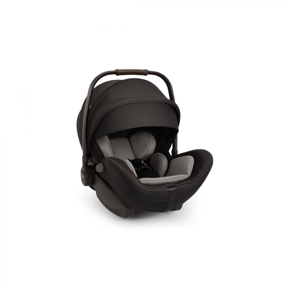 NUNA Scoica auto pentru copii ARRA flex Caviar i-Size spatar reglabil tetiera ajustabila nastere-87 cm certificata R129