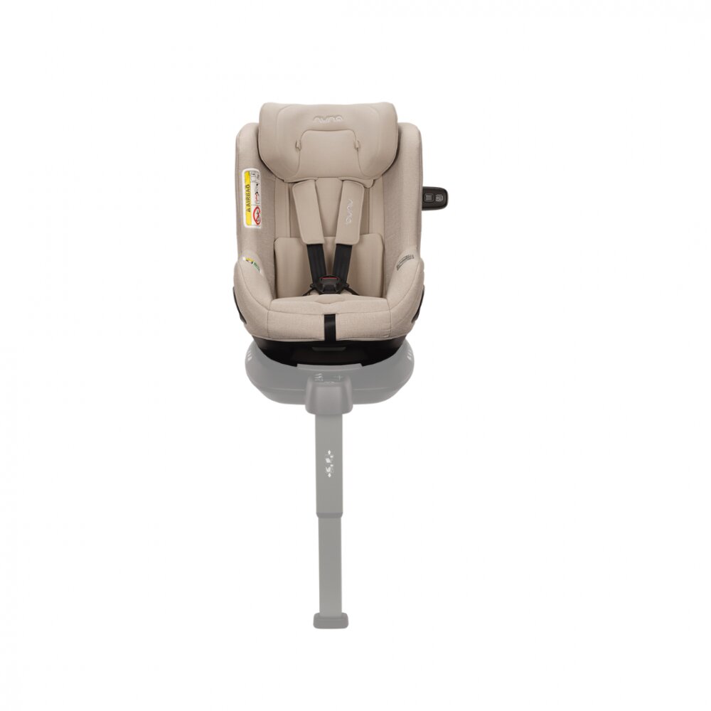 NUNA Set Scaun auto rotativ i-Size Todl next Biscotti 40-105 cm + Baza isofix Base next i-Size
