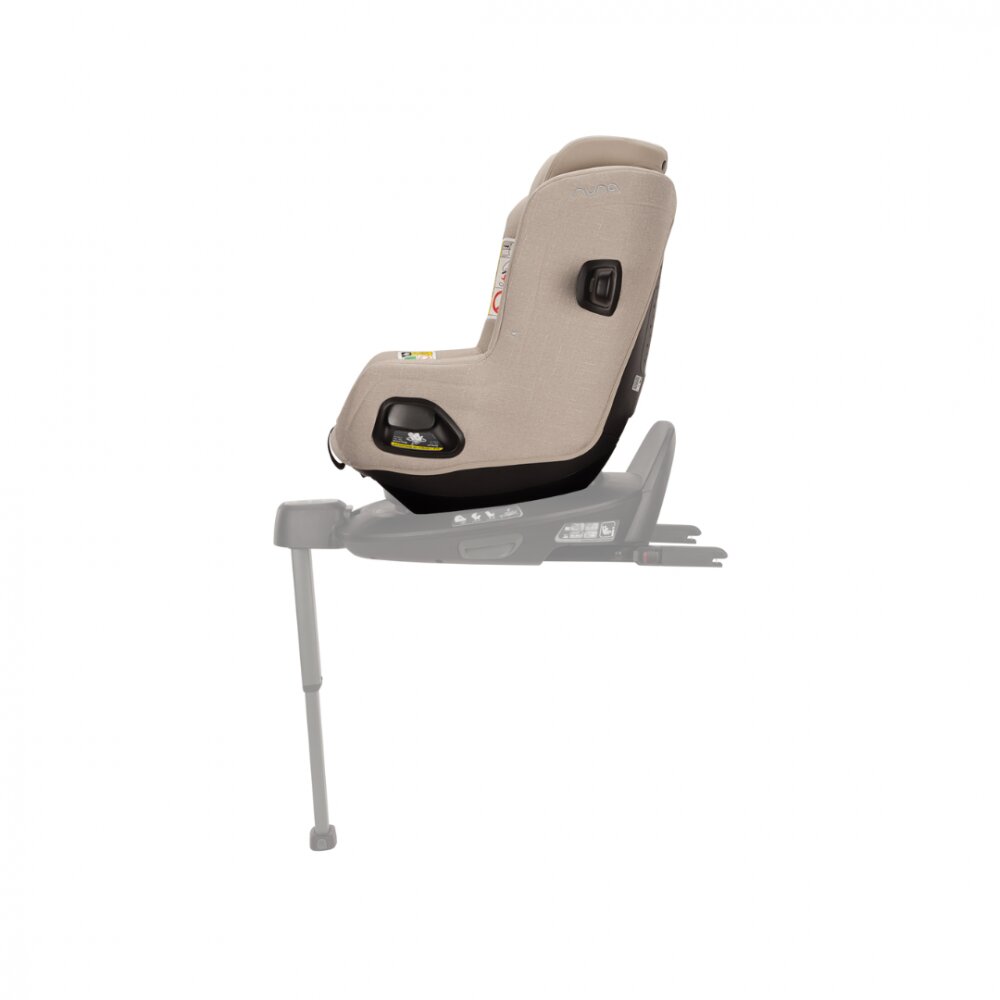 NUNA Set Scaun auto rotativ i-Size Todl next Biscotti 40-105 cm + Baza isofix Base next i-Size
