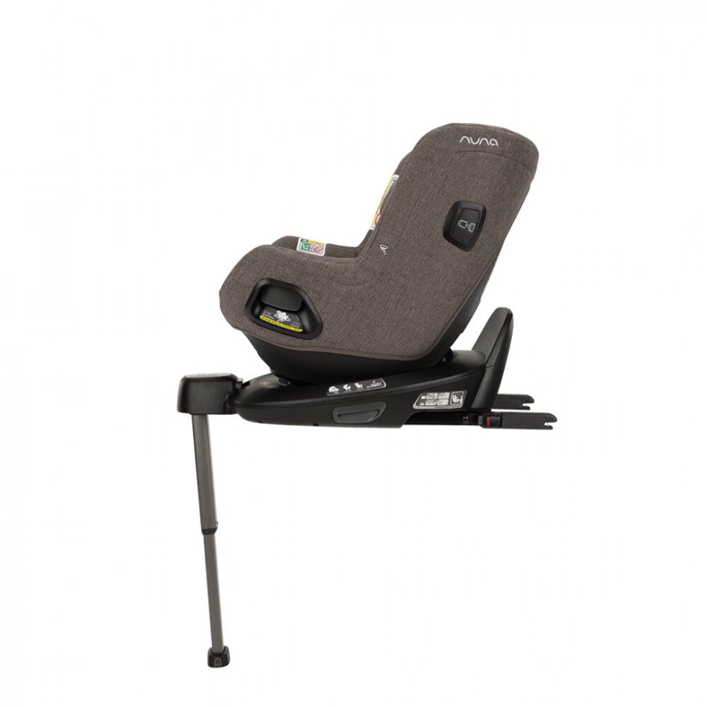 NUNA Set scaun auto rotativ i-Size TODL next Chestnut 40-105 cm + baza isofix BASE next i-Size
